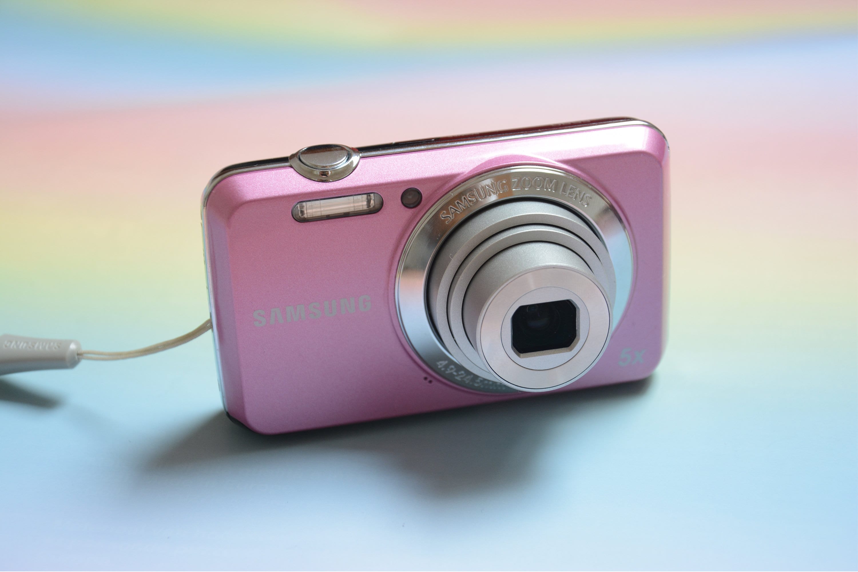Samsung ES80 Digicam Compact Pink Camera Es80 Point and Shoot Digital