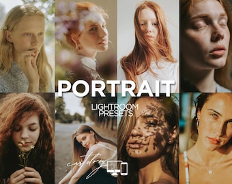 Förinställningar för porträtt i Lightroom: Naturliga jordnära toner, filter för mobil och dator