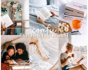 Cozy BOOKSTAGRAM Lightroom Presets: Cozy Vibes, Soft  and Natural Filter (Mobile & Desktop)