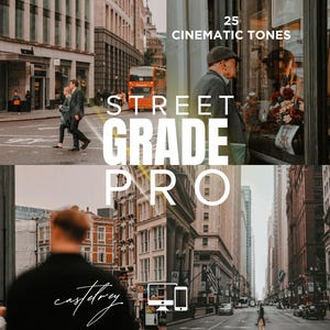 Lightroom-Presets für filmische Straßenfotografie – Fotofilter für urbane Stadtlichter für Straßen- und Reisefotografie