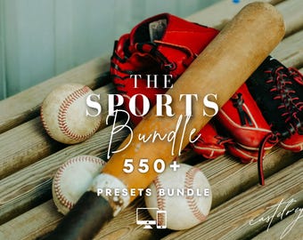 550+ Sports Presets, Sport Lightroom Presets Mobile and Desktop: Fitness, Gym & Athlete Photo Filters