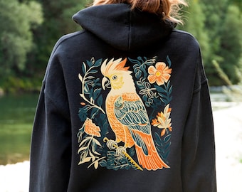 Sunflower Hoodie, Flower Sweatshirt, Floral Gift for Her