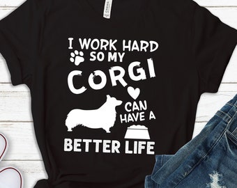 Corgi Mom T-Shirt, Funny Dog Lover Gift