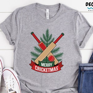 Cricket Player Gift, Christmas Sweatshirt, Cricketeer Hoodie, Cricket Gift For Men, Dads Cricket T-Shirt, Gift For Husband, Boys Cricket Tee