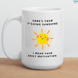 Funny Mug for Colleague, Custom Gift For Coworker, Sarcastic Office Humour, Snarky Mug For Boss, Inappropriate Swearing Mugs, Sassy Work Mug