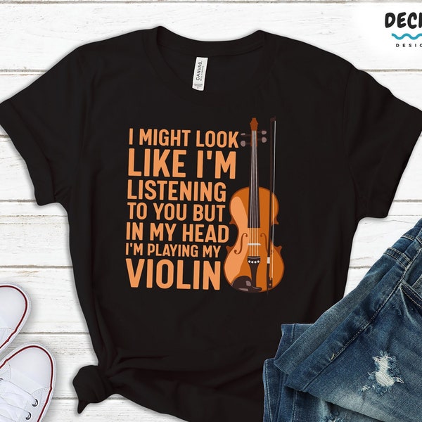 Violin Player Shirt, Violinist Gift, Funny Violin Tshirt, Music Teacher Gifts, Fiddle Player Sweatshirt, Orchestra Tee, Classical Musician