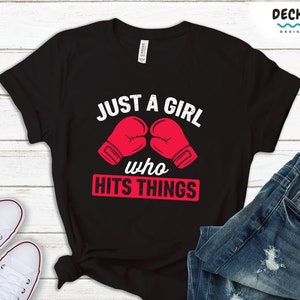 Girl kickboxer shirt Etsy Belgie