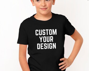 Custom Shirt for Kids, Personalised Gift Idea for Boys & Girls, Matching Family Birthday Gift For Grandchild, Youth and Adult Unisex Tshirt