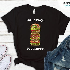 Programming Shirt, Gift For Computer Programmer, Full Stack Developer Tshirt, Funny Web Dev Tank, Coder Sweatshirt, Software Engineer Hoodie