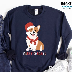 Corgi Christmas Gift, Merry Corgmas, Christmas Dog Tshirt, Corgi Mom Shirt, Corgi Lover Gift, Corgi Gifts For Her, Corgi Owner Xmas Gifts