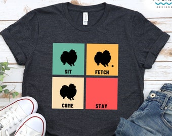 Funny Pomeranian Shirt, Gift for Pomeranian Dog Mom, Pomeranian Sweatshirt, Cute Pom Dog Hoodie, Pomeranian Mama Plus Size Crewneck Tshirt