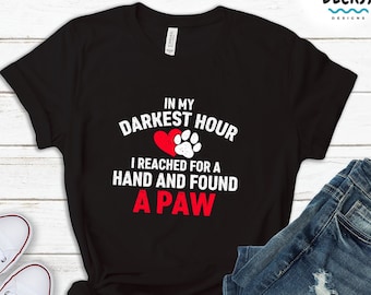 Pet Adoption Shirt, Rescue Mom Tshirt, Rescue Dog Hoodie, Animal Lover T-shirt, Rescue Dog Mama Gift, Adopt Don't Shop, Crewneck Sweatshirt