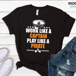 Funny Boating Work Like Captain Play Like Pirate For Boaters Tank Top Funny Boating Work Like Captain Play Like Pirate For Boaters Tank Top