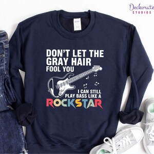 Guitar Teacher Shirt, 50th Birthday Gift, Guitarist Sweatshirt, Bass Guitar T-shirt, Guitar Gifts For Men, Musician Christmas Bassist Gift