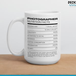 Photographer Mug, Custom Photography Gift, Wedding Photographer Thank You Gift for Newborn Photographer, Funny Camera Man Appreciation Gift