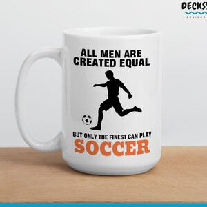 Fußball Tasse, personalisierte Fußballspieler Geschenk, Sport Team Kaffeetasse, Fußball Spieler Geschenke Männer, Geschenk für Mann, Fußball Vater, Trainer Geburtstag