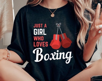 Boxing Shirt Women, Funny Boxer Gift, Female Boxing Sweatshirt, Boxing Mom Hoodie, Boxing Coach Tee, Boxing Fan Gifts, Boxing Tank For Her