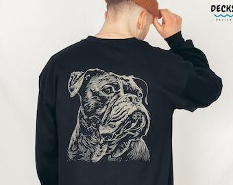 Bulldog Sweatshirt, Dog Dad Crewneck, Bulldog Hoodie, Gift For Dog Lover, English Bulldog Gift, French Bulldog Owner Gift, Bulldogs Sweater