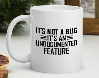 Funny Computer Mug, Coworker Gift For Programmers, Custom Coder Gift, Software Computer Engineer Cup, Personalised Web Developer Coffee Mug