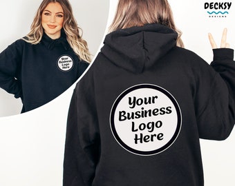 Custom Logo Hoodie, Personalized Sweatshirt, Business Logo Shirt, Custom Text Tee, Personalised Gift, Custom Photo Sweater, Team Logo Tshirt