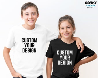 Custom Youth Shirt, Matching Kids Tshirt, Custom Gift For Girl, Custom Family Photo Print Tee, Boys Birthday Shirt, Personalized Kids Gift