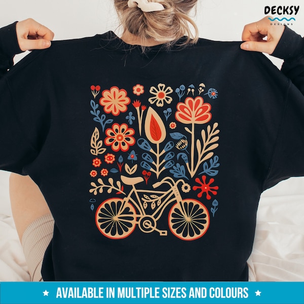 Bicycle Print Pattern Women Hoodie Dress