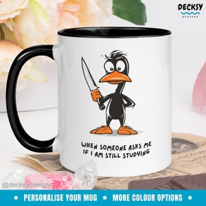 Phd Student Mug, Custom Gift For Doctoral Student, Doctorate Graduation Mug, Personalized Phd Gifts for Her, Funny Phd Candidate Coffee Mug