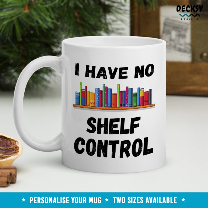 Book Lover Coffee Mug, Book worm Gifts, Personalised Mug for Reader, Custom Bibliophile Mug, Gift for Writer, Book Club Gift, Bookish Mug image 2