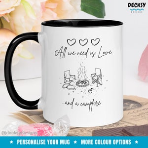 Lagerfeuer Becher, benutzerdefinierte Camp Liebhaber Geschenk, lustige Camping Becher, glückliches Camper Geschenk für ihn, Geschenk für Frau, Wandern Mutter Geschenk, Reise Outdoor Cup