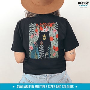 Bear Hoodie, Bear Lover Gift, Adventure Sweatshirt, Black Bear Shirt, Grizzly Bear Hoodie, Camping Life Sweater, Camping Pullover Crewneck bild 7