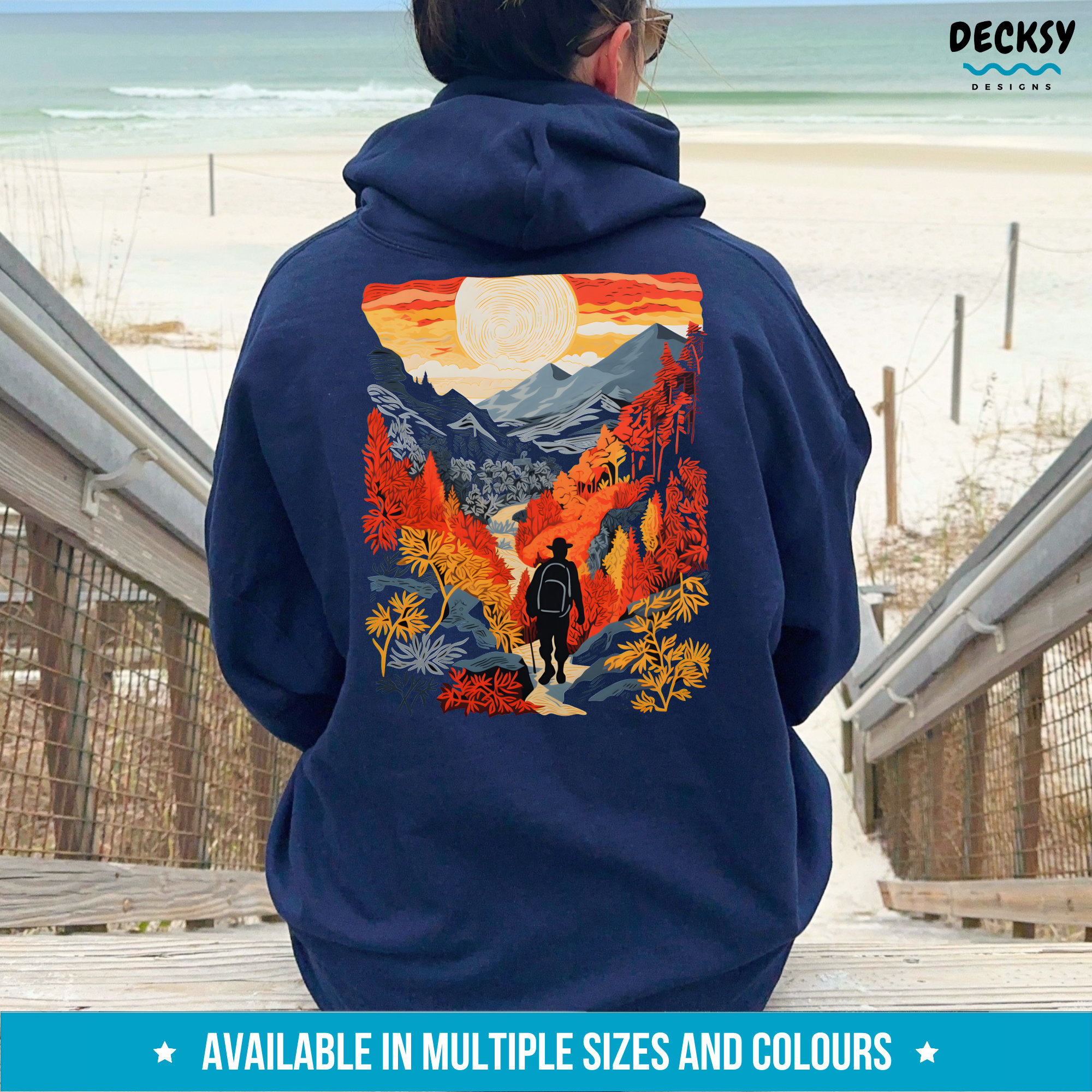 Hiking Sweatshirt, Adventure Hoodie, Happy Camper Shirt, Camping