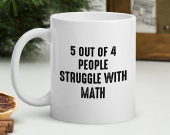 Funny Math Mug, Mathematician Gift, Personalised Mathematics Professor Gift, Science Student Gift, Nerdy Student Mug, Math Lover Coffee Cup