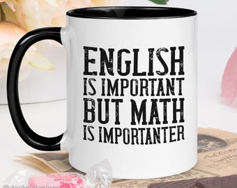 English Teacher Mug, Funny Grammar Mug, Teacher Appreciation Mug, Custom Gift for Teacher, Funny Personalised Coffee Mug, English Major Mug