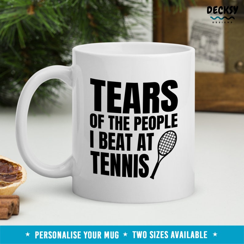 DecksyDesigns Tennis Mug