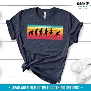 Hockey Evolution Shirt, Field Hockey Gift, Hockey Player Tshirt, Hockey Sweatshirt Tee, Field Hockey Gifts for Son, Hockey Team Coach Tank image 3