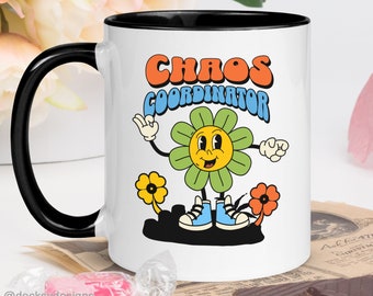 Chaos Coordinator Mug, Custom Assistant Gift, Thank You Gift For Boss, Personalised Project Coordinator Coworker Gifts, Wedding Planner Gift