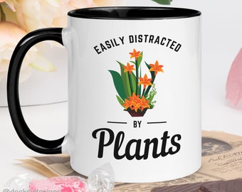 Gardening Mug, Custom Gift for Plant Mom, Plant Coffee Mug, Gift For Plant Lover, Personalised Gift for Plant Lady, Gift for Garden Lover