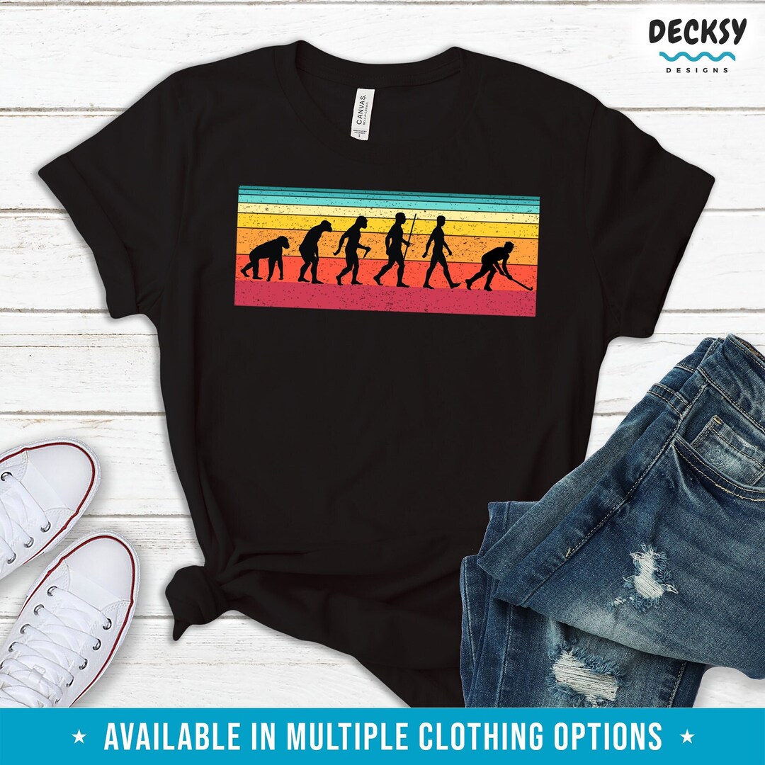 Hockey Evolution Shirt, Field Hockey Gift, Hockey Player Tshirt, Hockey