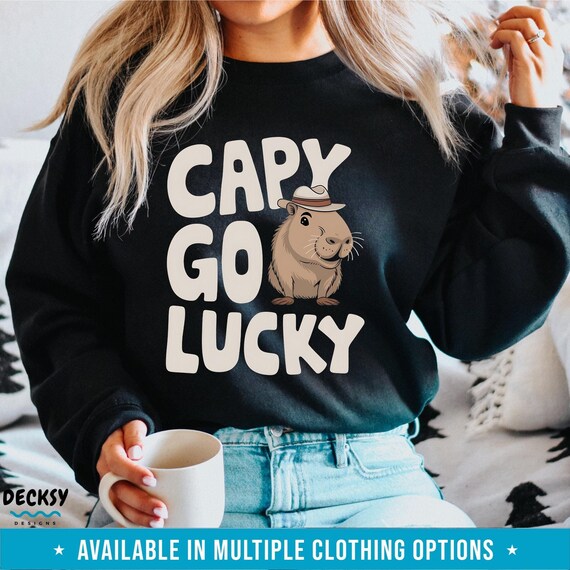 Capybara Sweatshirt, Funny Capybara Shirt, Capybara Hoodie, Capybara Crewneck Sweater, Capybara Lover Gifts Clothing, Capybara Graphic Tee