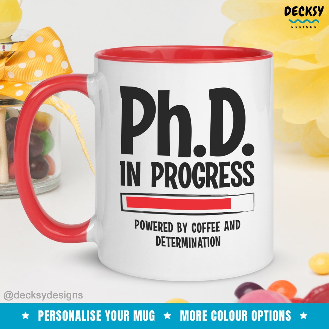 Phd Student Gift, Future Phd Mug, Personalised Phd Graduation Gift, Custom Phd Gifts for Her
