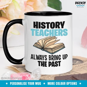 Kubek dla nauczyciela historii, kubek historyczny, prezent dla profesora historii, spersonalizowany kubek do kawy dla miłośnika historii, prezent dla historyka od ucznia