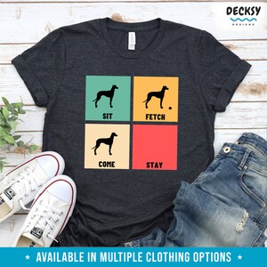 Greyhound Sweatshirt, Greyhound Mom Shirt, Funny Greyhound Gift, Unique Dog Mum Hoodie, Unique Gift For Dog Trainer, Dog Walking Tank Top image 3