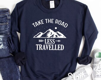 Road Trip Shirt, Family Vacation Tshirt, Simple Camping Shirt, Camp Mom Shirts, Nature Sweatshirts, Camper Dad, Wanderlust Adventure Shirts