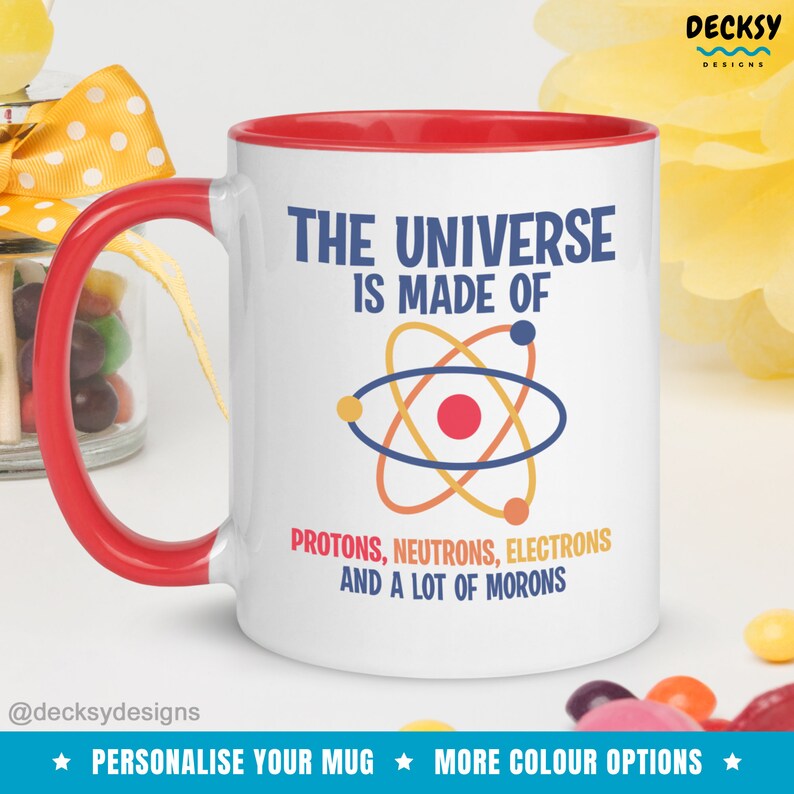 Sarcastic Coffee Mug, Science Gift, Particle Physics Mug, Funny Science Student Gift, Sassy Introvert Mug, Sarcasm Mug, Physics Teacher Mug image 8