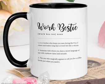 Tazza per collega e amico, regalo per amico di lavoro, regalo di compleanno per collega, tazza per migliore amico di lavoro, regalo per migliore amico collega, tazza per il miglior collega di sempre