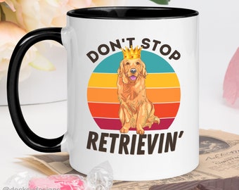 Golden Retriever Becher, Geschenk für Golden Retriever Mama, Hundemutter Becher, Golden Retriever Hundebecher, Geschenk für Hundeliebhaber, personalisiertes Geschenk für Hundebesitzer