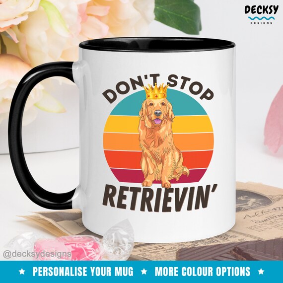 Golden Retriever Mug, Gift for Golden Retriever Mom, Dog Mum Mug, Golden Retriever Dog Mug, Gift For Dog Lover, Personalised Dog Owners Gift