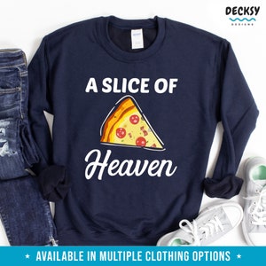 Pizza Lover T-shirt, Pizza Birthday Gift, 30th Birthday Shirt, Pepperoni Pizza Slice Tee, Food Humour Tanks Tops Women, Christmas Sweatshirt
