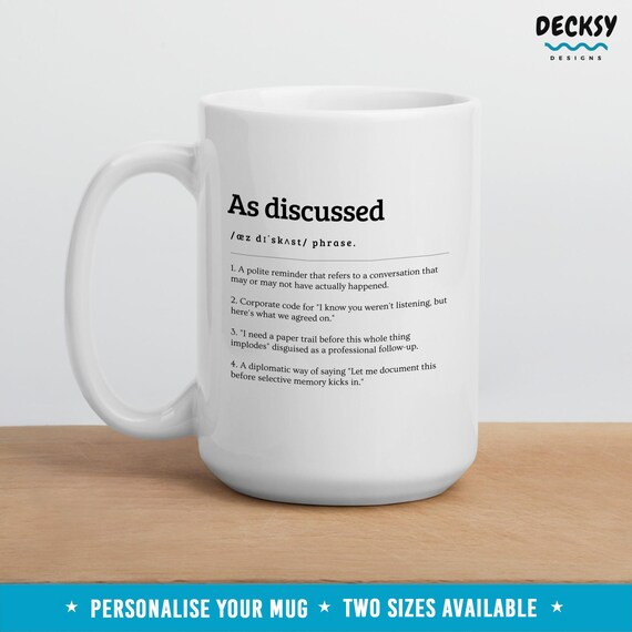 Funny Office Mug, Custom Gift For Coworkers, Work Humour Mug, Office Gag Joke Gift, Sarcastic Supervisor Coffee Mug, Personalized Boss Mug