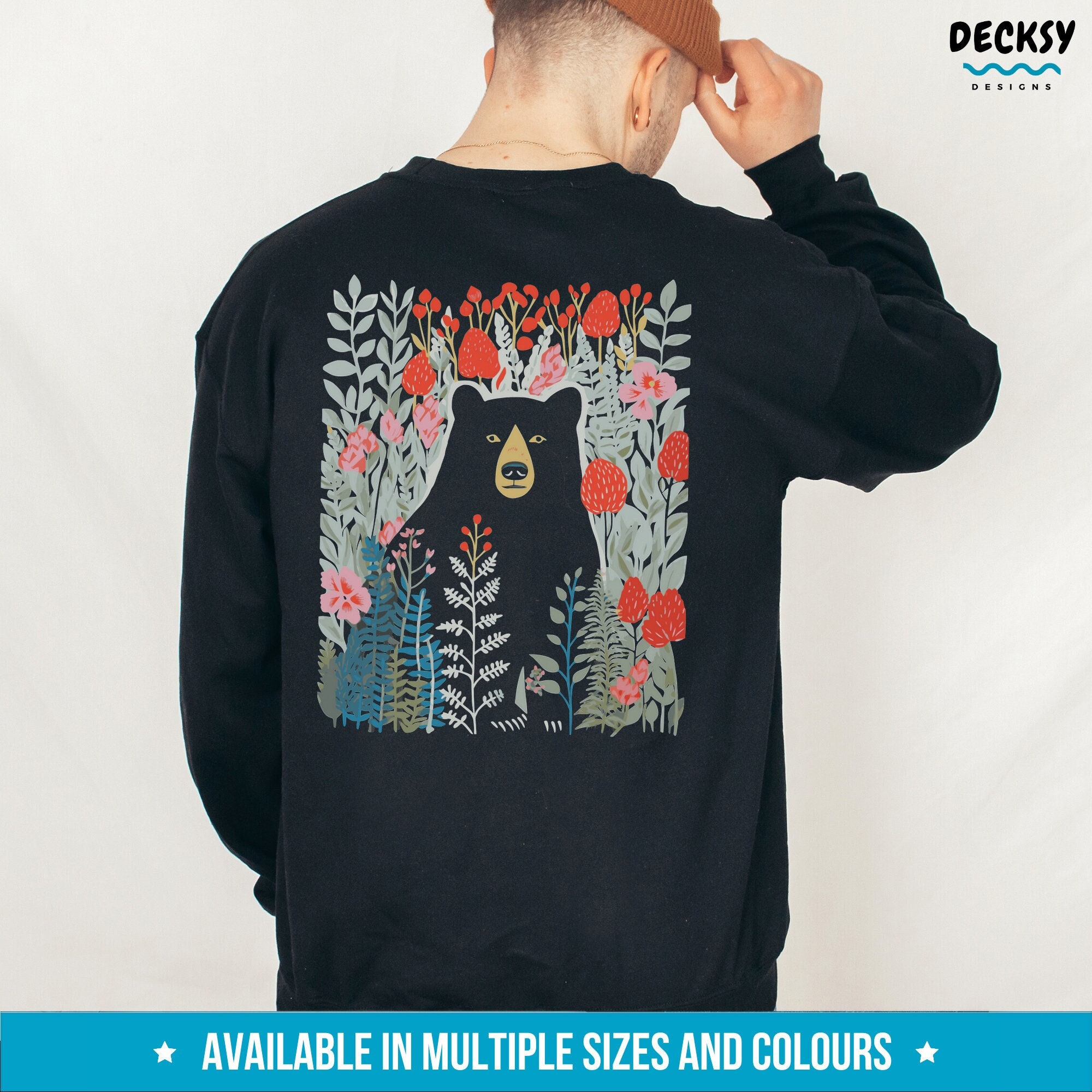 Grizzly bear sweater Etsy Mexico